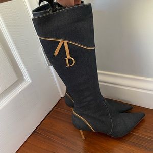 RARE Dior denim boots SOLD